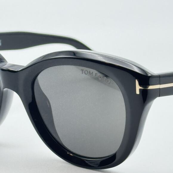 Tom Ford Sunglasses Nika-02 TF1344 01A Black Round Frame Gray Lens 49-20-140 New main image 6